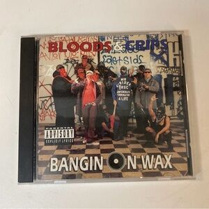 Rare Bloods and Crips Bangin on Wax West Coast Rap CD 1993 OG Press